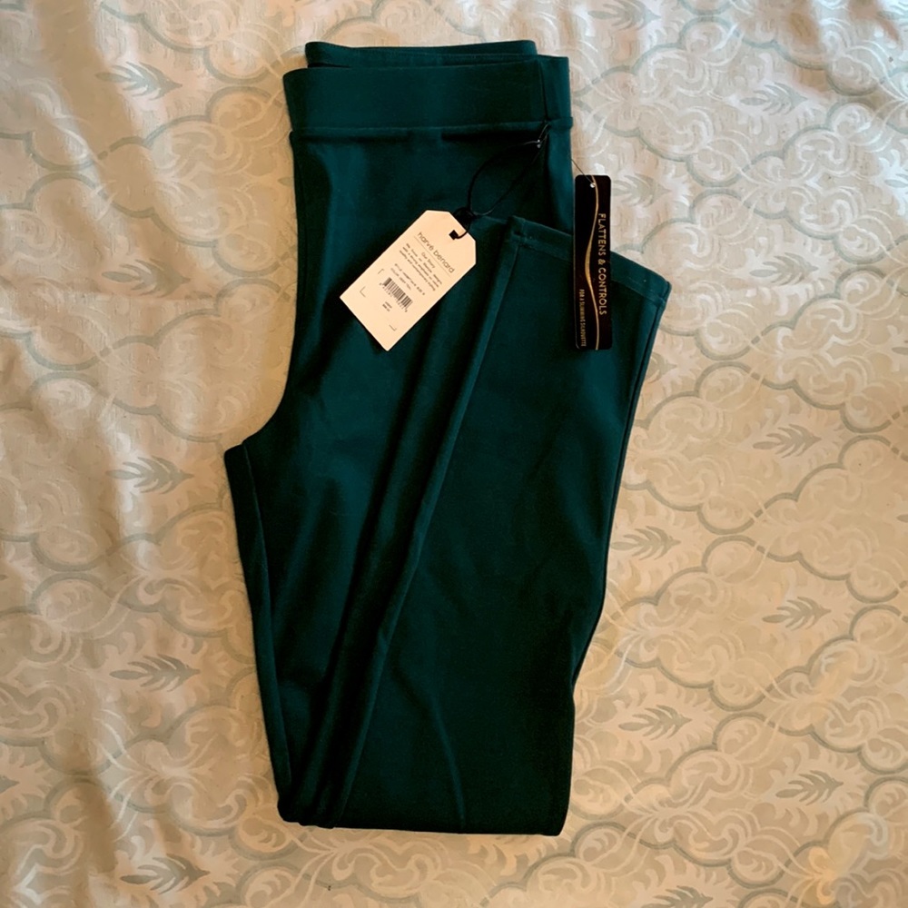 SOLD - NWT Harvé Benard Slim Pant in Deep Teal